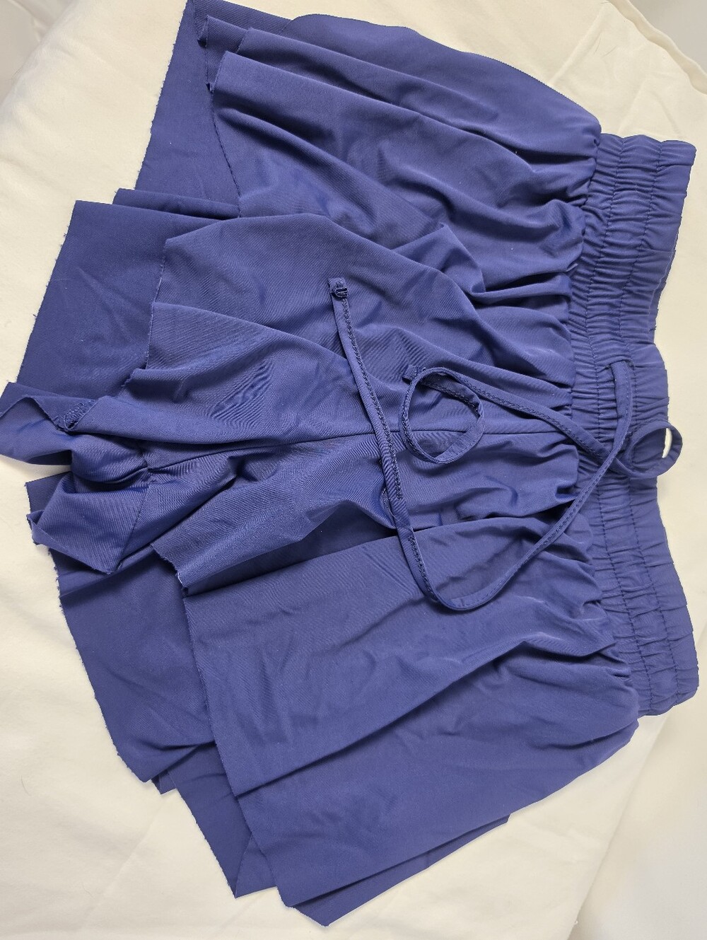 Surgitt Sport Navy Blue Flowy 2-in-1 Butterfly Athletic Shorts - Size S